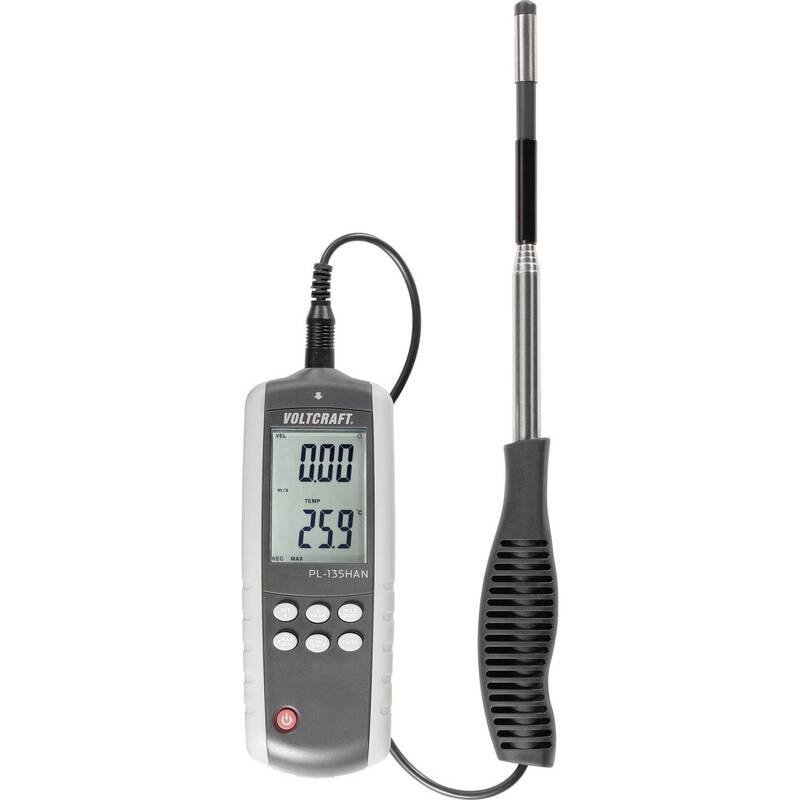[neuwertig] B-ware Voltcraft Pl-135han Anemometer Mit Hitzdrahtfühler Und Usb-akku
