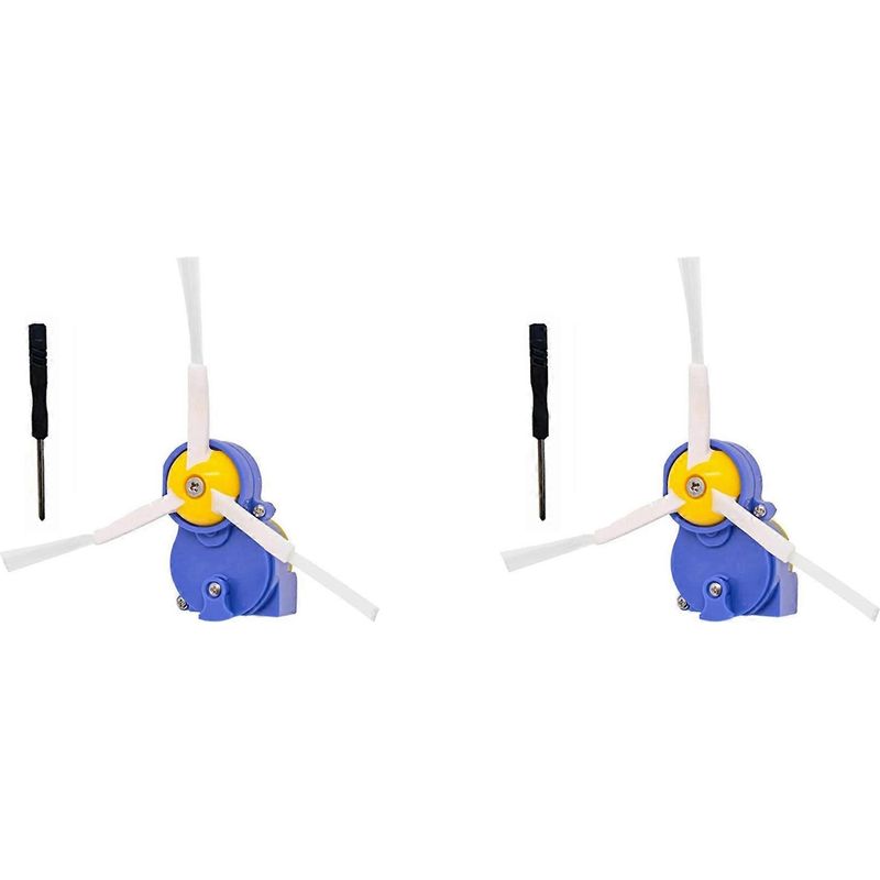2 Modules De Moteur De Brosse Latérale Pour Aspirateur Robot Irobot Roomba Séries 500, 600, 700, 800, 900, I3, I7, E5, E6 Et E7 (pièces De Rechange)