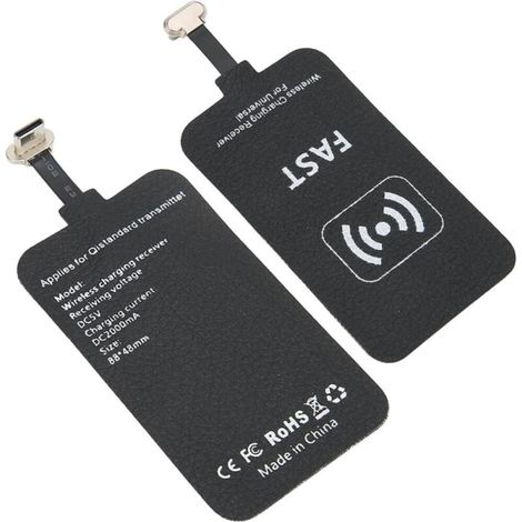Wireless Charger, Usb-c 2000ma Wireless 10w Schnellladungs-empfänger Typ-c-schnittstelle Ladeempfänger-chip Für Mobiltelefone