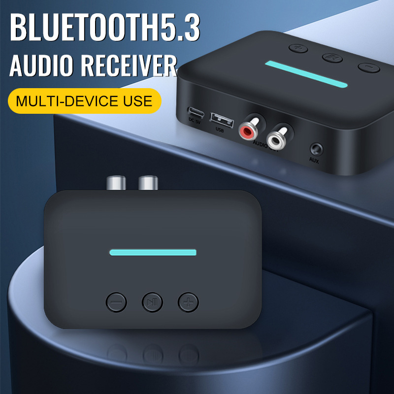 Bluetooth-audioempfänger Version 5.3 Zum Abspielen Von Musik Von Einem Usb-stick, Der Herkömmliche Lautsprecher In Einen Drahtlosen Bluetooth-adapter Umwandelt.