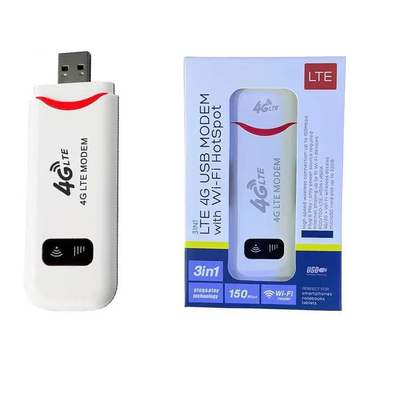 Halbmondförmiger 4g-usb-wlan-internetzugangspunkt, Tragbarer Autorouter, Kartenbasierter Sender