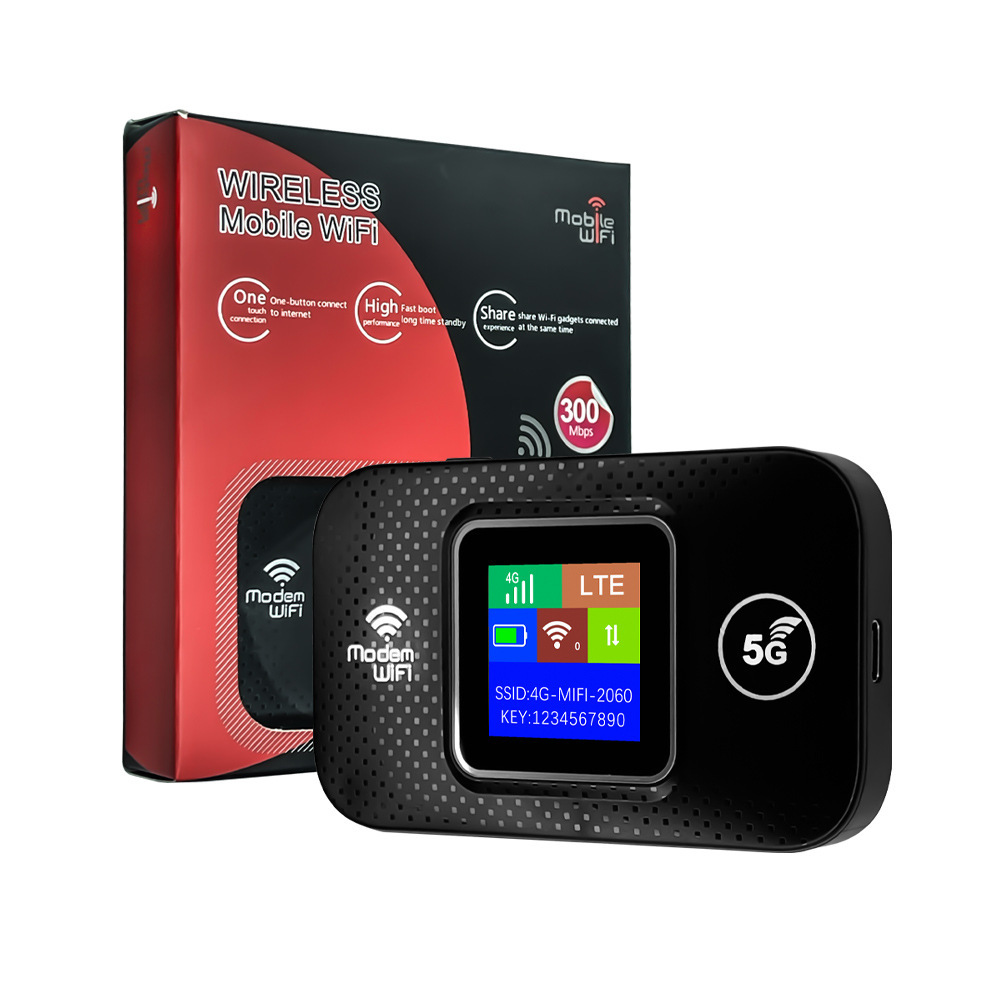 Mf9se – Tragbarer 4g-wlan-router Mit Usb-c-anschluss, Farbdisplay, 3000 Mbit/s Und Herausnehmbarer Sim-karte