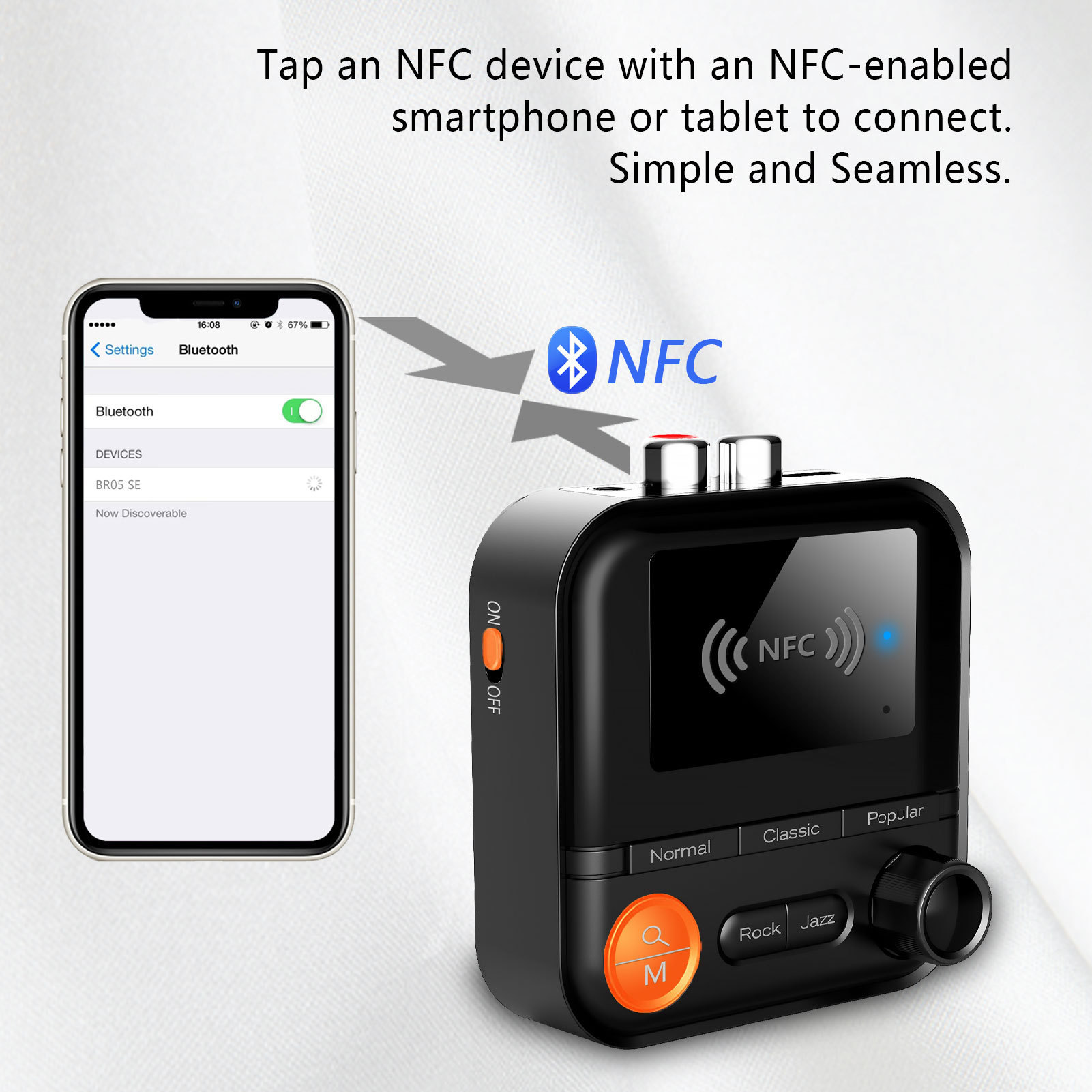 Neuer Bluetooth 5.2-empfänger, Nfc-funk-audioadapter Für Ältere Verstärker, Lautsprecher Und Tf-karten-mp3-player.