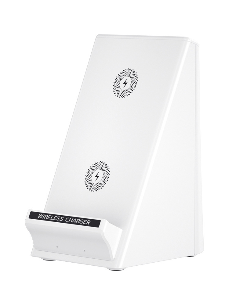 Neues 15-w-schnellladegerät M333 Für Mobiltelefone Mit Tischständer Und Stifthalter – 3-in-1-ladestation – Weiß