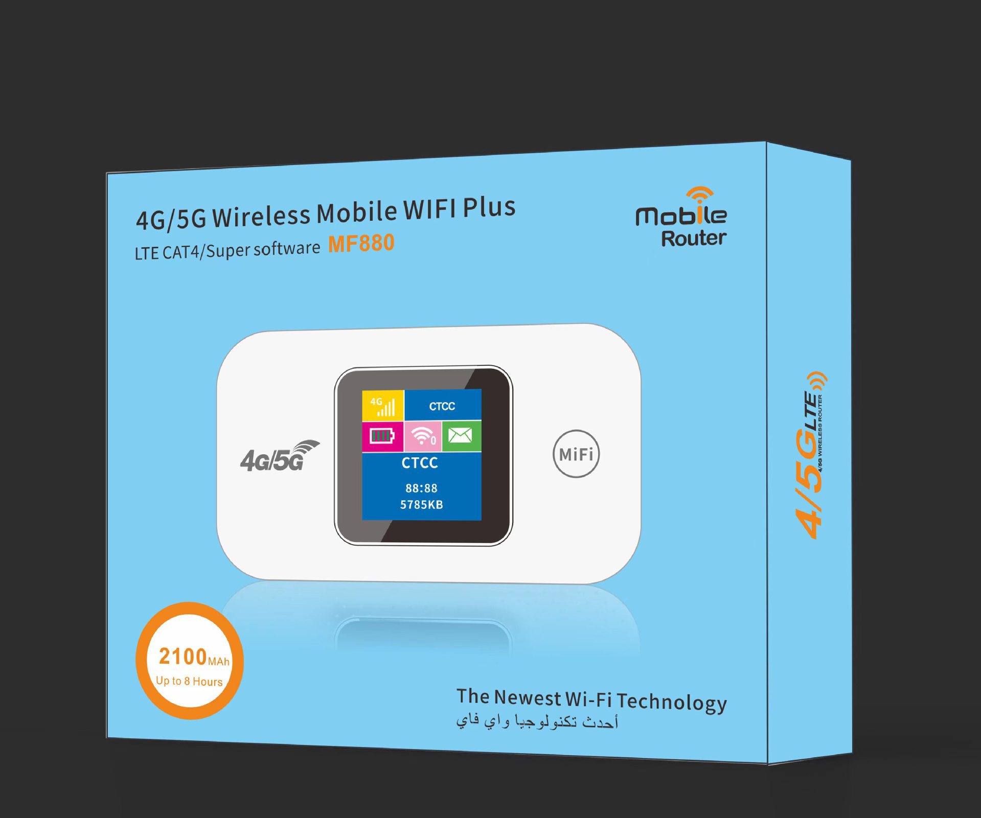 Pocket Wifi 4g Lte Wireless Router, Southeast Edition Mf880-eurasia