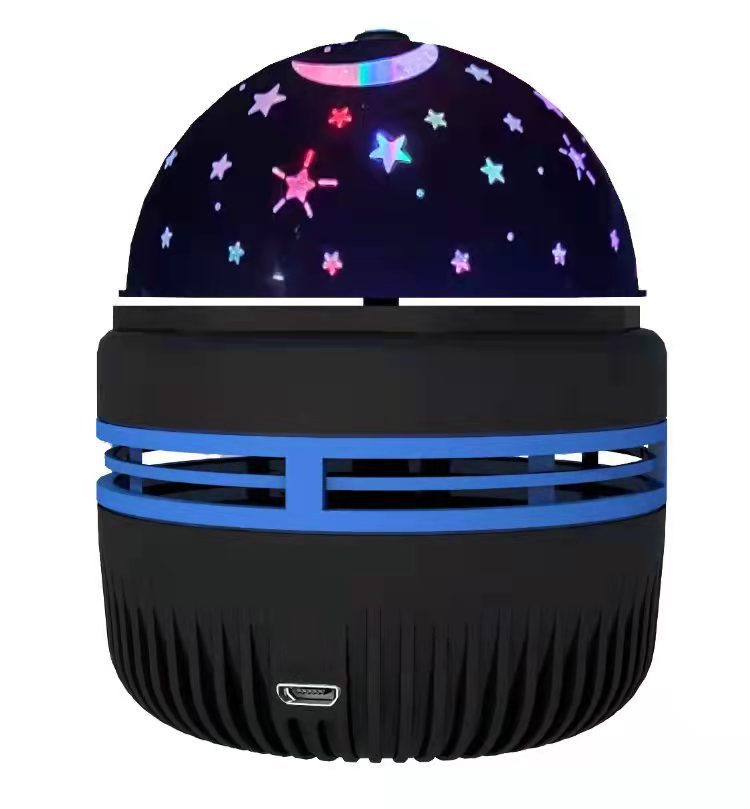Sternenhimmel-projektor Fürs Kinderzimmer, Nachttischlampe Mit Laserprojektion Von Wasserwellen-effekten – Wiederaufladbares Modell