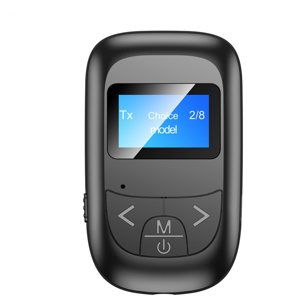T14 Bluetooth-transmitter Mit Digitalanzeige, Bluetooth 5.0-adapter, 5-in-1 Bluetooth-empfänger/transmitter, Musikempfänger
