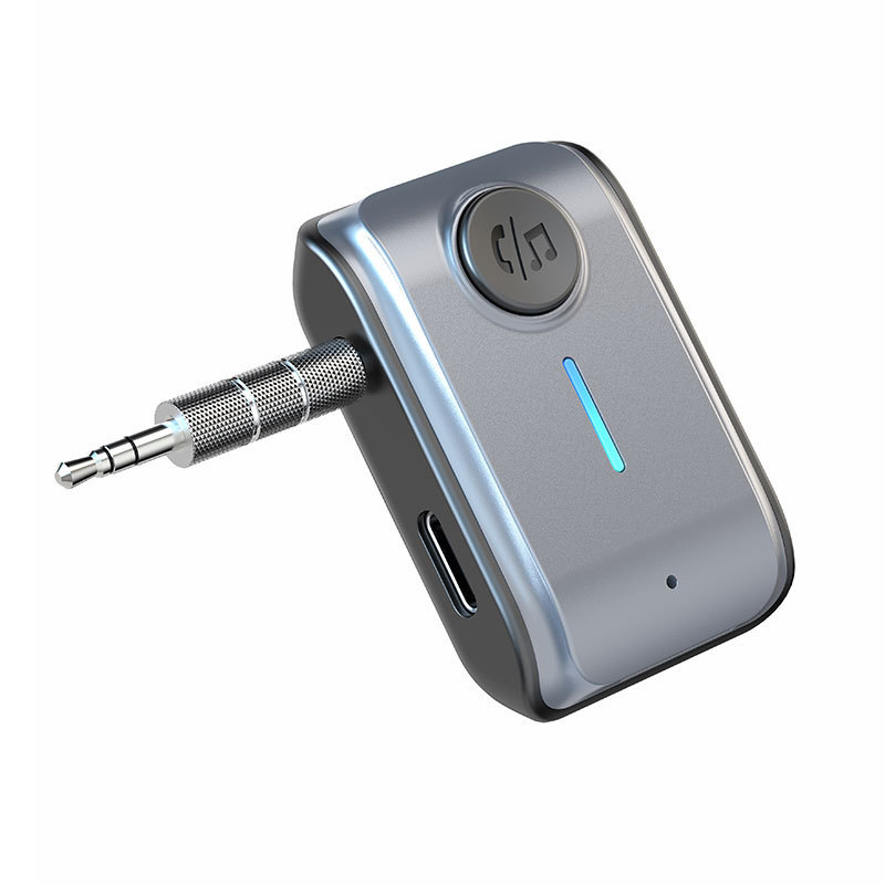 W2 Bluetooth-sender/empfänger Für Computer, Fernseher, Kopfhörer, Lautsprecher Und Drahtlose Auto-audioübertragung – W2 – Silbergrau
