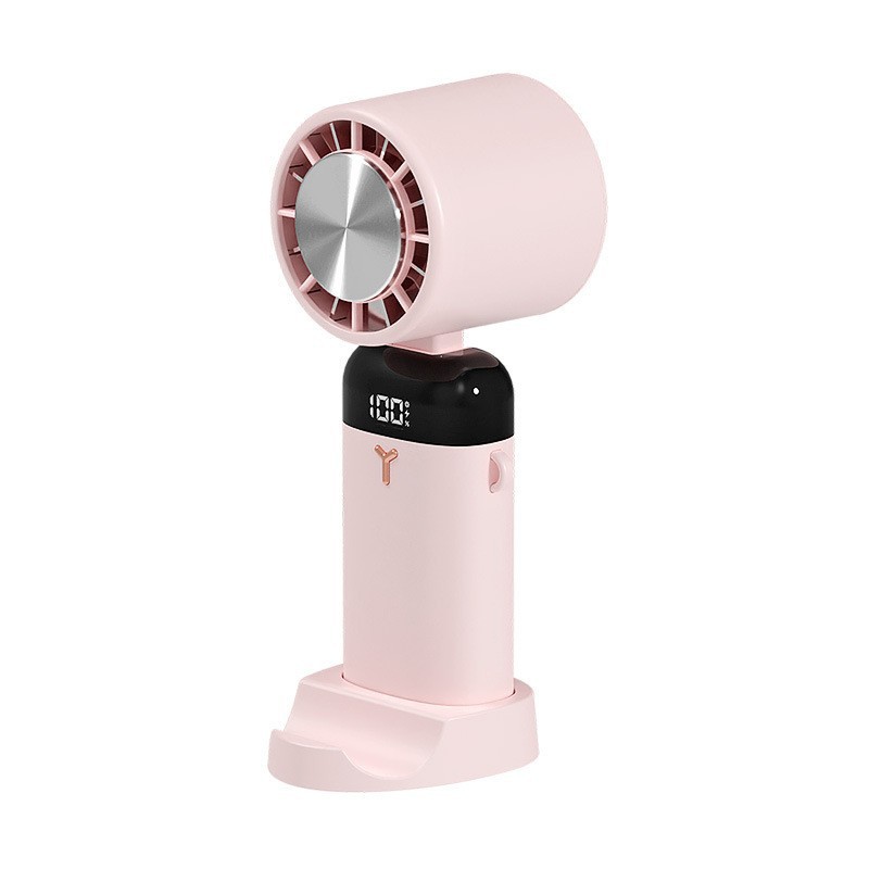 Neuer Tragbarer Kinderventilator, Usb-aufladbar, Klein Und Kompakt, Mit Faltbarem Nackenband Und Hoher Qualität – S3213 Tragbarer Ventilator – Rosa