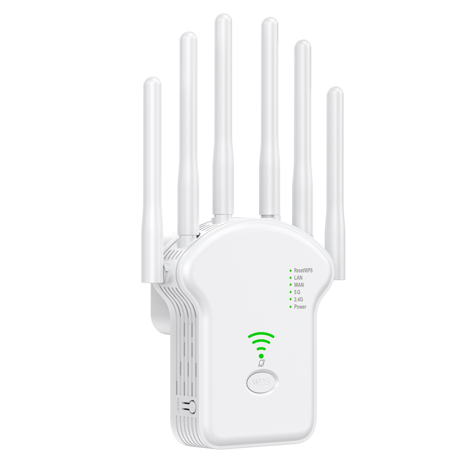 Ac1200m Dualband-wlan-repeater, Leistungsstarker 5g-funksignalverstärker, Kompatibel Mit Dem Europäischen Standard U13, Weiß, 1200 M