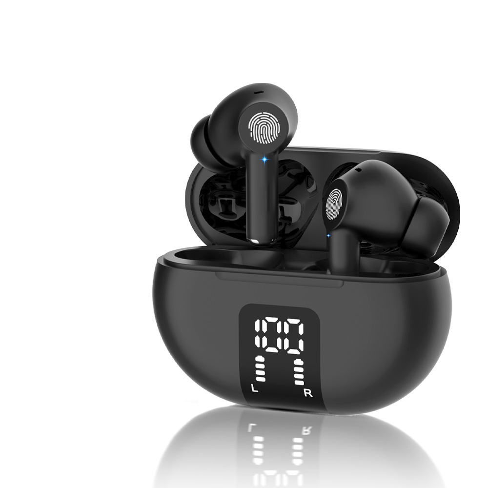 Die Neuen M10 Übersetzungs-ohrhörer Unterstützen Über 140 Sprachen Für Die Sprachübersetzung. (kabellose Bluetooth-ohrhörer – Schwarz)