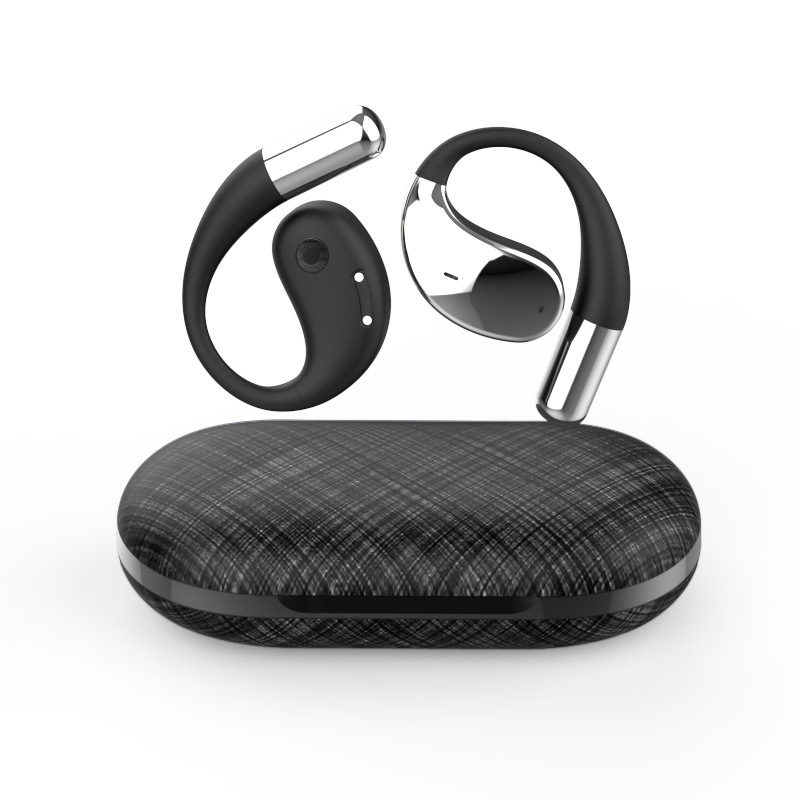 Kabelloser Bluetooth-over-ear-kopfhörer Mit Ki-simultanübersetzung Und Extrem Langer Akkulaufzeit, Ows Sportkopfhörer -- Q39 Schwarz (ohne Übersetzungsfunktion)