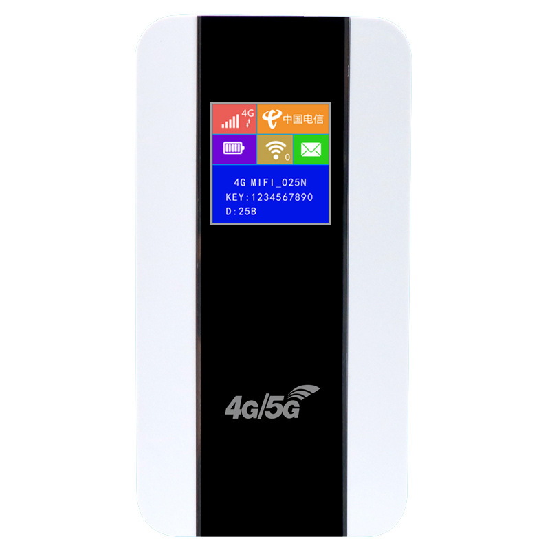 E6878 4g-mobilrouter (modem, Mifi-router, Wlan-zugangspunkt, 5g Lte Pro, Farbbildschirm, Kabellos) – Weiß