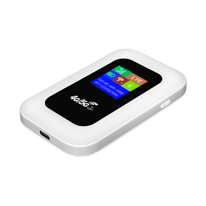 Mifi 4g Wireless Lte Tragbarer Router Mit Farbbildschirm Und Sim-kartensteckplatz - Mf800b - Europäische Und Asiatische Version (weißer Bildschirm)