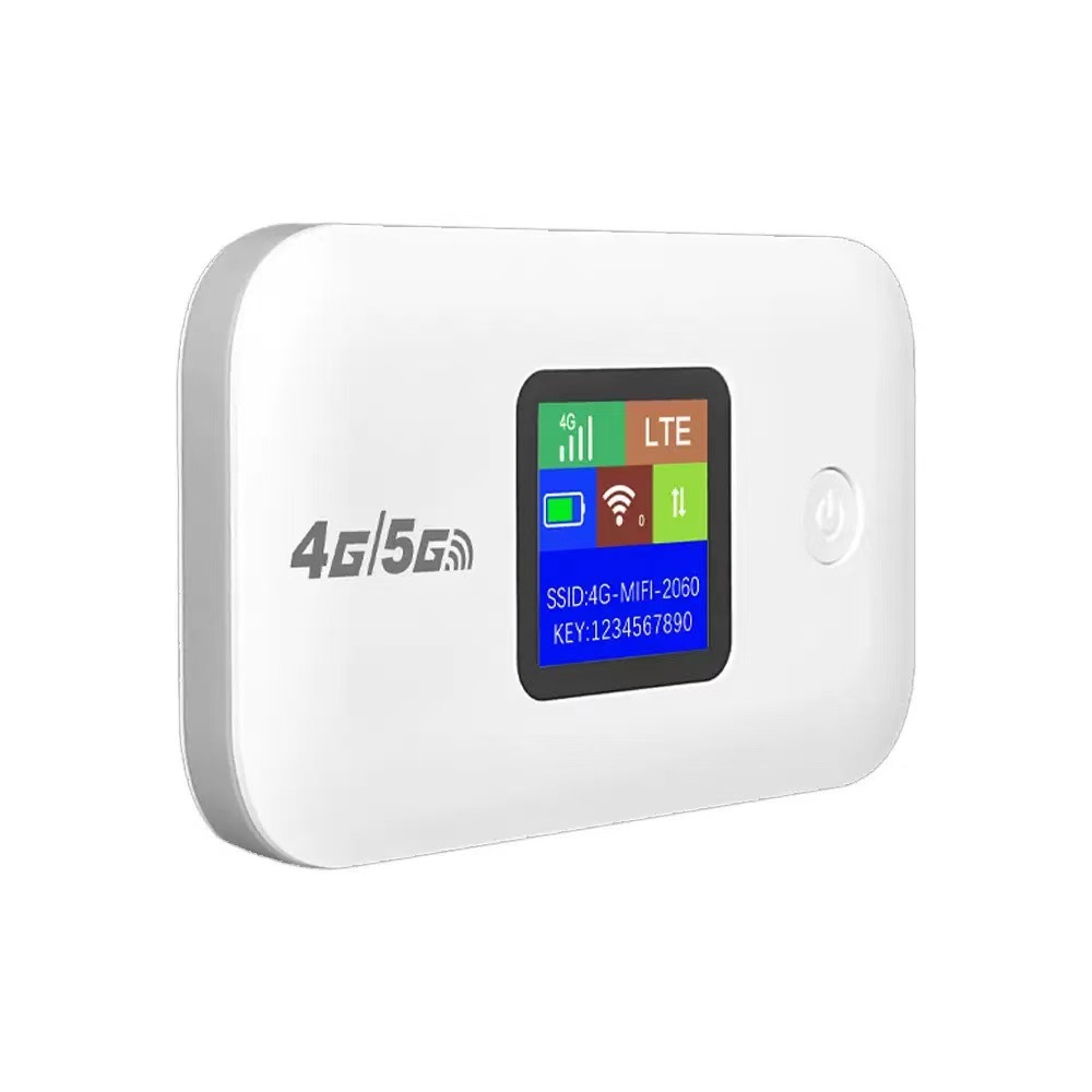 Mini-wlan-router (tragbar) – A8-e (weißer Bildschirm, 4g/5g, Eurasische Version) – Naher Osten Und Amerika