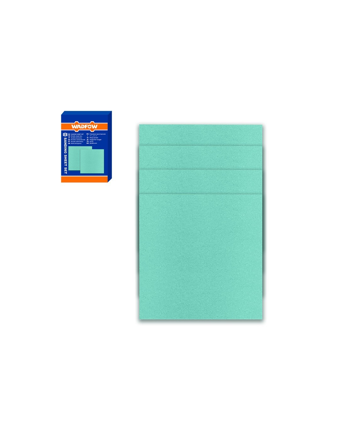 Wadfow Schleifpapier-set, 30 Stück, 145x114 Mm, Körnungen P40 Bis P180