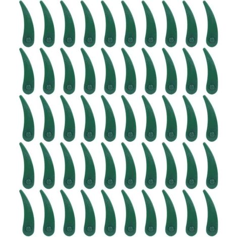 Lot De 50 Lames De Rechange En Plastique Pour Coupe-bordures Bosch Durablade Art 23-18 Li Art 26-18 Li