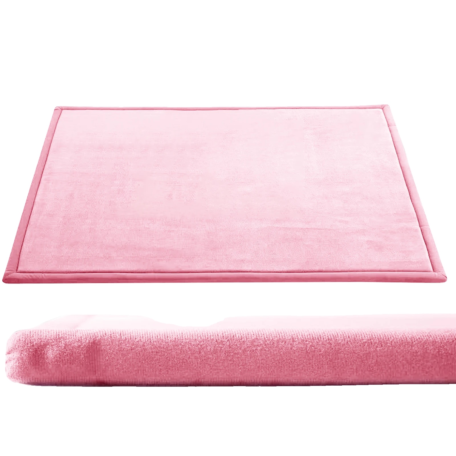 Bodenmatte, Memory-schaum, Rutschfeste Ausführung, Rosa-a, 200x400cm-a
