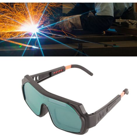 Automatisch Abblendende Schweißerschutzbrille, Kratzfest, Professionelle Schweißerbrille Mit Elastischem Band, Verbesserte Version
