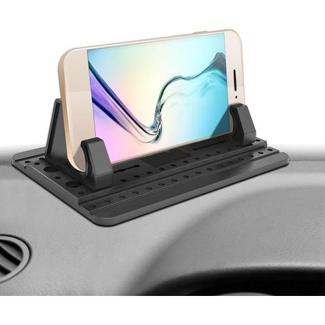 Silikon-telefonhalter Fürs Auto Mit Rutschfestem Pad – Befestigung Am Armaturenbrett – Kompatibel Mit Gps Und Smartphones – Sichere Nutzung Auf Kurvenreichen Straßen