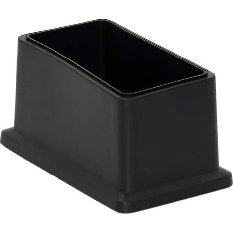8er-pack Geruchlose Pvc-rechteckkappen – Bodenschutz 25 X 50 Mm – Reduzierung Von Stuhlgeräuschen – Sicherer Sitz - Sol 25 X