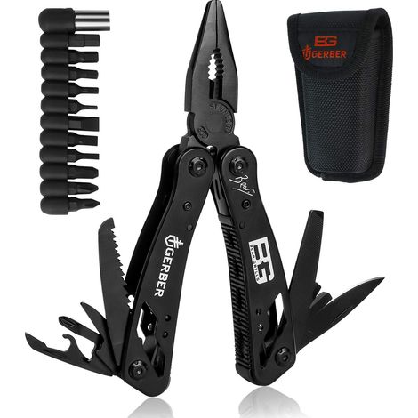 Multifunktionszange 12-in-1, Multifunktionswerkzeug Mit Zange, Schweizer Taschenmesser Aus Edelstahl, Flaschenöffner, Schraubendreher, Mehrzweckzange Für Survival, Camping Und Reparatur