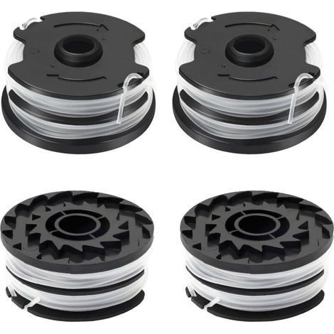 4 Stück Schneidfaden-spulen Für Parkside Prta 20-li A1/b1/b2/c3, Prt 300 A1, Prt 550 A1/a3, Durchmesser: 1,6 Mm, Länge: 8,3 M, Spule Tlp-01 (4 Spulen + 1 Kappe)