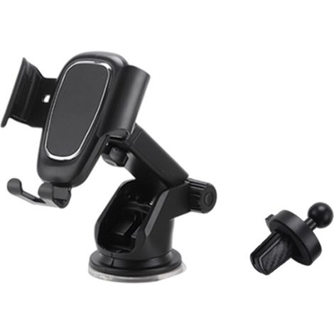 Auto-handyhalterung, 4–7,2 Zoll, 360-grad-drehung, Silikon, Universell, Schwarz
