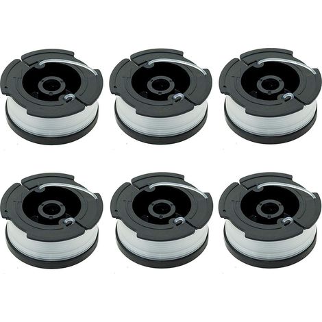 Set Aus 6 Spulen A6481 A6485 Für Black Decker Rasenmäher