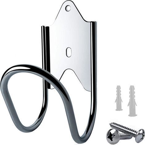 Tragende Bewässerungsschlauchhalter, Metall-bewässerungsschlauchhalter, Wandhaken Für Schlauch, Robuster Schlauchaufhänger, Metall-wandhalterung Für Bewässerungsschlauch, Schwarz