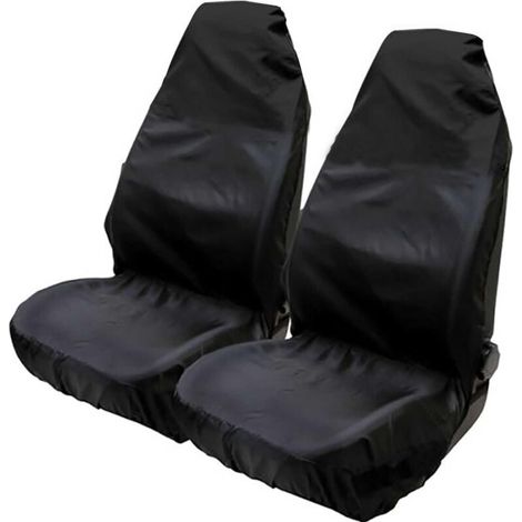 Universelle Wasserdichte Nylon-sitzschoner Für Die Vorderen Autositze 75 X 55 X 55 Cm (2er-set) Schwarz