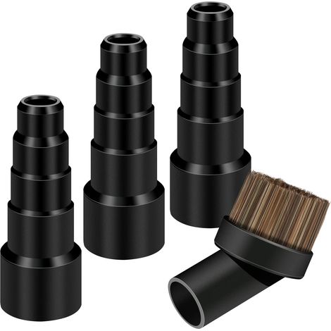 Universeller Schlauchadapter: 3-teiliges Set Mit Bürste, 5-lagiger Anschluss Für Staubsauger