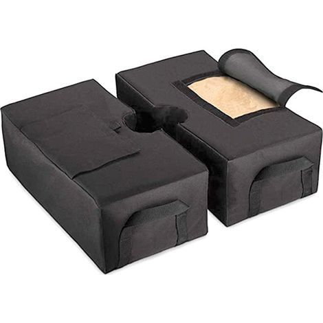 Basen-gewichtssack Für Sonnenschirm, 45,7 Cm Sandsack Für Sonnenschirm, Garten, Terrasse, Außenbereich, Einfache Installation (schwarz)