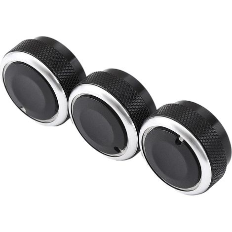 3er-set A/c-klimabedienelemente Für Ford Focus, Schwarz