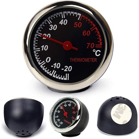 Kfz-thermometer – Mechanischer Zeiger – Analog – Messwerkzeug – Kratzfest – Hohe Transparenz Und Langlebigkeit – Temperaturmessinstrument