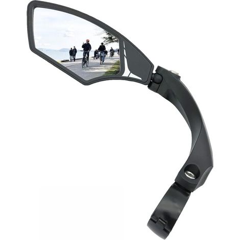 Fahrradrückspiegel Für Lenker, Hd-sprengsicher, Transparenter Glasrückspiegel, Einstellbarer Rotierender Fahrradrückspiegel