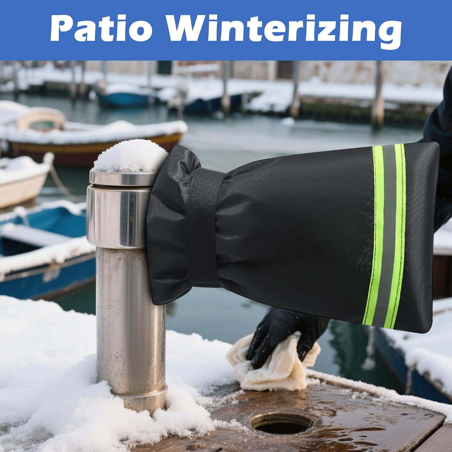 3-teilige Isolierabdeckung Für Außenwasserhähne, Schutz Vor Winter Und Frost, Verstärkte Wärmedämmung, Kältebeständig Und Wasserdicht, Ideal Für Den Garten.