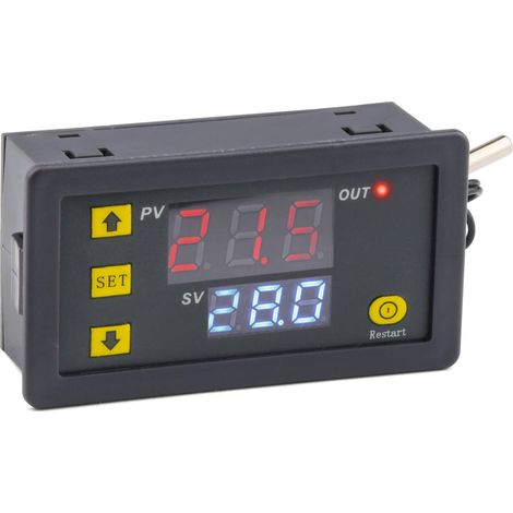 Temperaturregler W3230 Mini Digitaler Temperaturregler Mit Led-anzeige Thermostat Regler Dc 12v 20a Temperatursteuerungssensor Sensor