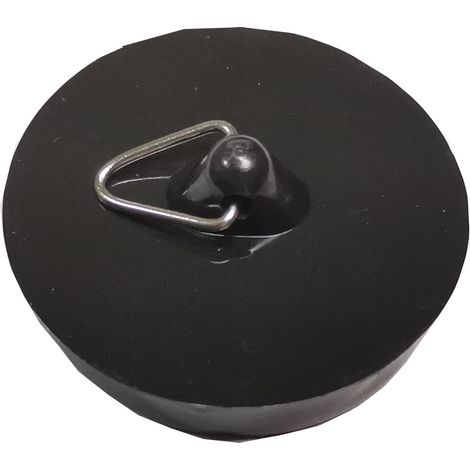 Universalabflussstopfen, 2er-set, Spülbeckendeckel Für Ablauf 1-3/4", Ø 45,6 Bis 42 Mm, Spülbeckenablaufstopfen, Badewannenablaufstopfen, Küche, Badezimmer, Schwarz, Gummi