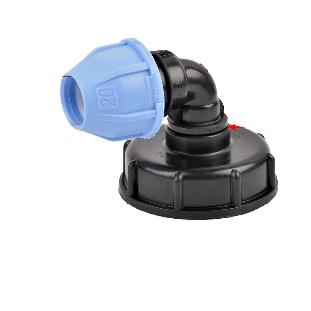 Bewässerungstankadapter, Kompatibel Mit Pvc/pe/ppr-rohr, Sichere Verbindung, D