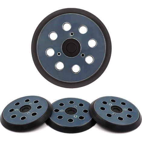4er-set 5-zoll-schleifklotz-ersatzpads Mit 8 Löchern Und Klett-rücklagen Für Makita 743081-8 743051-7, Dewalt 151281-08 Dw4388, Porter Cable