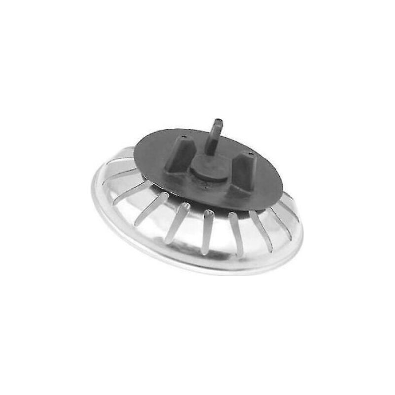 Filtre Évier - Bouchon Valve Fond Panier - Compatible Ikea Atlant Domsj - Acier Inoxydable - Diamètre 80 Mm - 1 Pièce