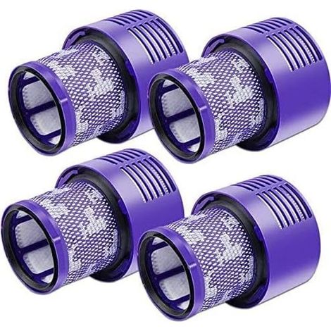 4er-pack V10 Filter Für Dyson-staubsauger, Ersatzfilter Im 4er-pack Für Dyson V10, V10 Absolute, V10 Animal Und V10 Motorhead, Sv12, Ersatzteil P/n 969082-01.