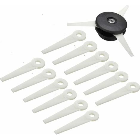 Rasenmäherkopf + 12 Schneidmesser Für Stihl Polycut 6-3 Fs38 Fs40 Fs45