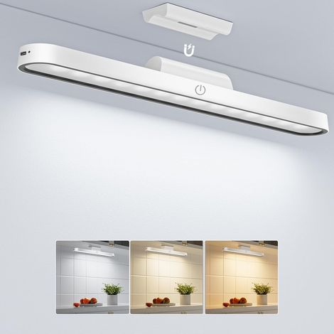 Usb-aufladbare Led-küchenleiste – Magnetische Leuchte Mit 3 Farbtemperaturen – Dimmbare Helligkeit Von 10–100 % – Werkzeugfreie Montage Ohne Bohren