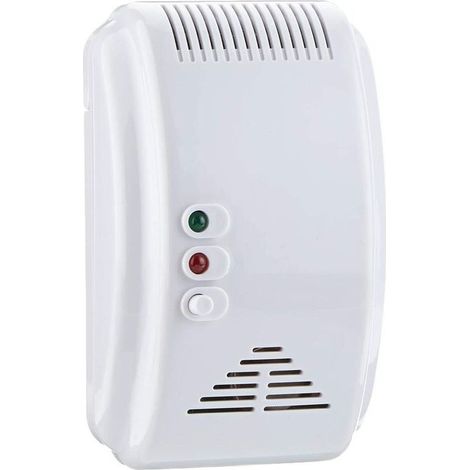 Erdgasdetektor 12v – Alarm 85 Db – Einfache Installation Für Geschlossene Räume – Maße 115x75x35mm