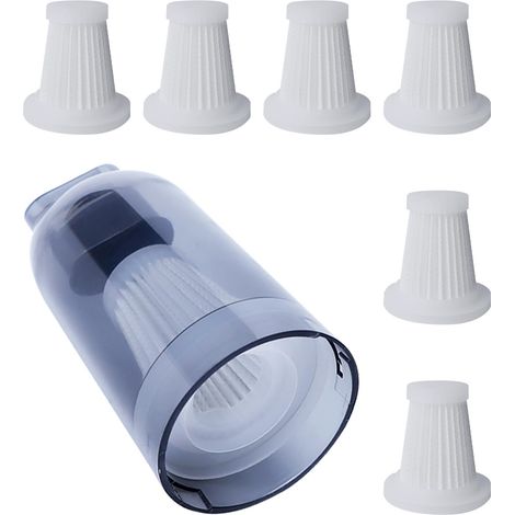 6er-pack Ersatzfilter Für Handstaubsauger – Dieser Ersatzfilter Passt In Die Meisten Staubbehälter Mit Einem Durchmesser Von 5,2 Cm (ohne Staubbehälter)