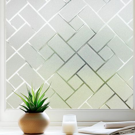 Statischer, Nicht Klebender Fensterfilm Für Badezimmer, Haus Und Büro (weiß, 30 X 200 Cm)