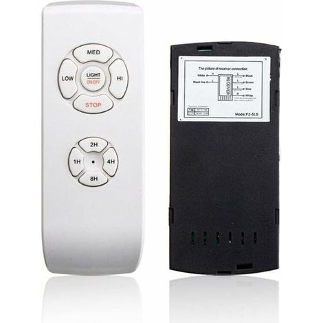 Universal-deckenventilator Mit Fernbedienung 110 V/220 V Kabelloses Verteilerkit Für Haus/büro/hotel/lub Weiß