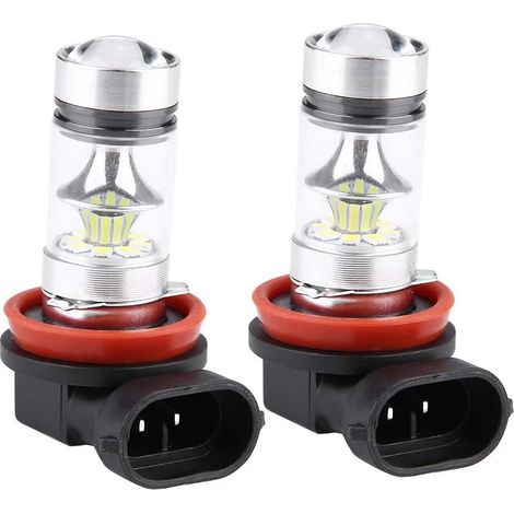 H11 Scheinwerferbirnen, 2x H8 H9 H11 6000k Super Weiß 100w Led-scheinwerferbirnen-kit Für Nebelschlussleuchte Und Fernlicht